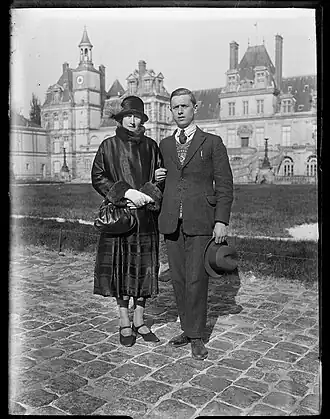 Guus Zeegers met zijn moeder Eugenie Kuinders.