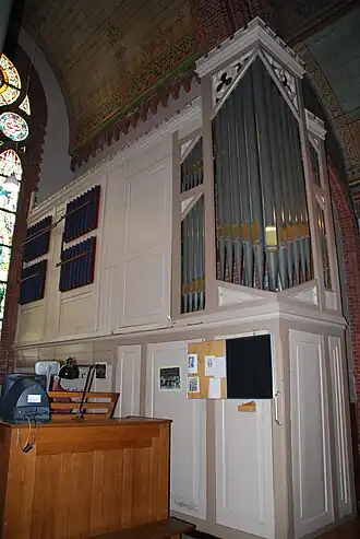 Adema-orgel uit 1901 in de Sint-Jan de Doperkerk (Wateringen), met pijpwerk afkomstig uit het vorige orgel van Abraham Meere uit 1796