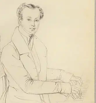 Johan van Boom in circa 1833