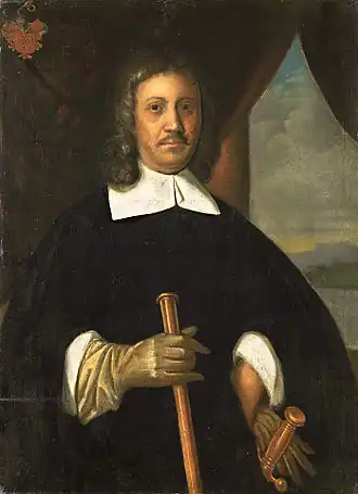 Portret van Jan van Riebeeck(ca. 1660), anoniem, Rijksmuseum Amsterdam