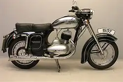Ondanks de type-aanduiding "353" is dit een 250 cc-model uit 1958