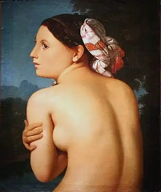De baadster, 1807Dominique Ingres