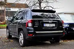 Jeep Compass, facelift (2011-2016), achteraanzicht