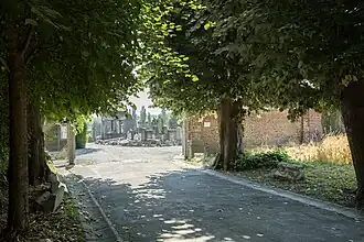 Toegang tot de begraafplaats