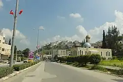 Straat in Jenin, 2011