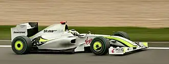 Jenson Button tijdens de GP van Duitsland 2009