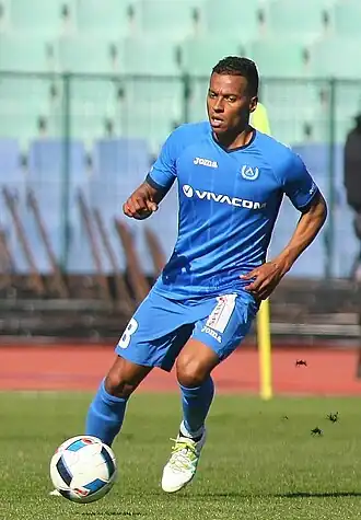 De Nooijer in 2017 als speler van Levski Sofia