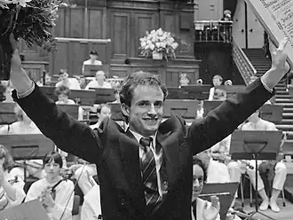 Winnaar van het Nationaal Vioolconcours Oskar Back, Jeroen de Groot (1985)