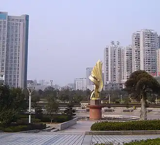 Het plein Jinyuan in Xiangtan