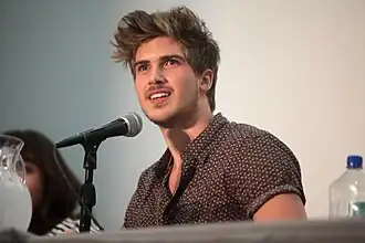 Joey Graceffa tijdens VidCon 2014