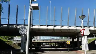 Lijnenspel Johan Jongkindbrug (mei 2018)
