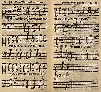Compositie Wunder-Anfang, herrlichs Ende (1691)