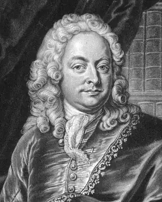 Johann Mattheson, 1746 (Kopergravure van Johann Jacob Haid)
