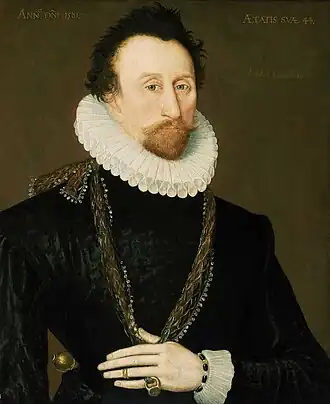Portret van Sir John Hawkins(1581), Engelse school, National Maritime Museum
