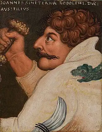 16e-eeuws portret van Jan Parricida door Antoni Boys.