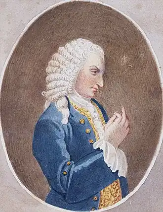 John Rich in 1750