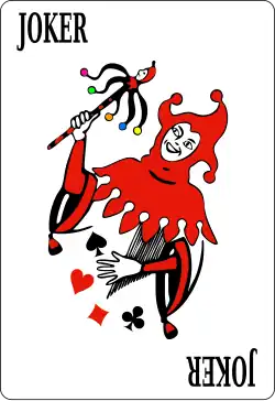 Een joker met zotskolf