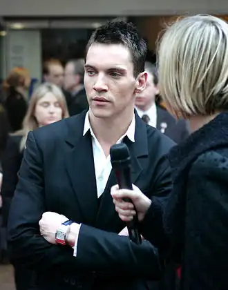 Jonathan Rhys Meyers tijdens de première van Mission: Impossible III (2006)