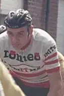 Joseph Mathy in een Belgische wielerkoers (1967)