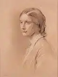 Portret van Josephine Butler (1851) door George Richmond