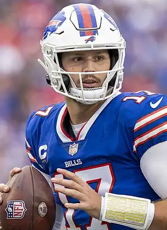 Allen bij de Buffalo Bills in 2021