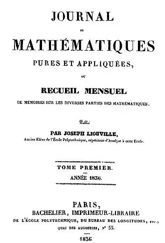 Titelpagina van het eerste nummer.