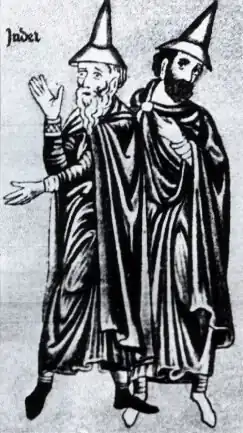 Joden met jodenhoed, een van de maatregelen in In generali concilio