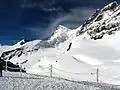 Jungfrau gezien vanaf Jungfraujoch