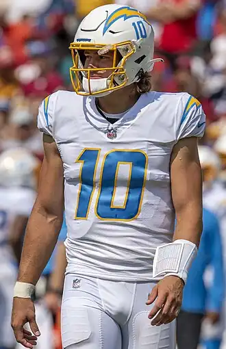 Herbert met de Chargers in 2021.