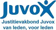 Het logo van Justitievakbond Juvox