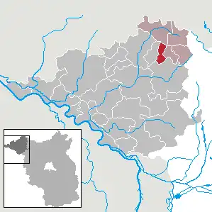 Kaart van Kümmernitztal