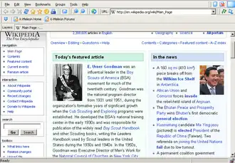 Screenshot K-meleon Versie 1.0