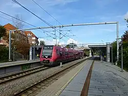 Treinstel reeks SA op weg naar het zuiden als lijn F.