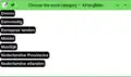 Categorie kiezen