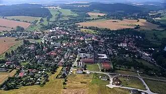 Neveklov in vogelvlucht (2018)