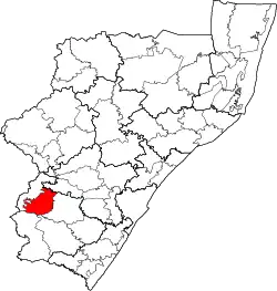 KwaZoeloe-Natal, Kwa Sani ingekleurd