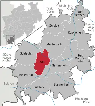 Kaart van Kall (Duitsland)