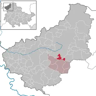 Kaart van Kallmerode