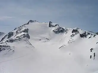 De noordflank van de Kaltenberg