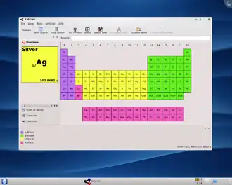 Weergave over zilver (Ag)