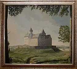 Kasteel in vroeger tijden (datum onbekend)