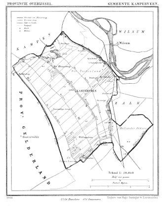 Kaart van Kamperveen