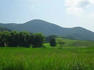 Landschap bij Karancslapujtő