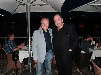 Ralph Siegel (rechts) met Karel Gott (links)