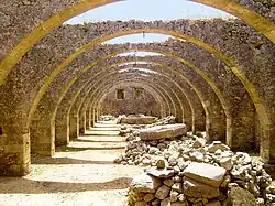 Restanten van de oliemolen van het Karidiklooster