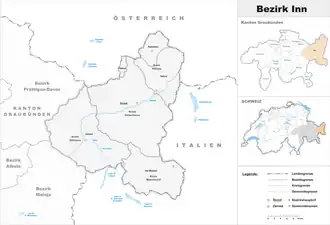 Kaart van Bezirk Inn