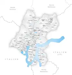 Kaart van de gemeente