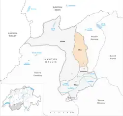 Kaart van de gemeente