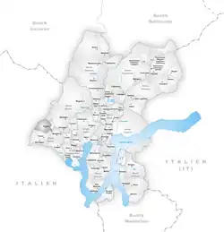 Kaart van de gemeente