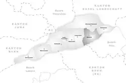 Kaart van de gemeente